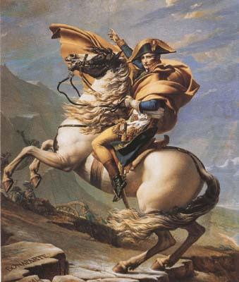 Jacques-Louis David Napoleon Crossing the Alps (mk08) china oil painting image